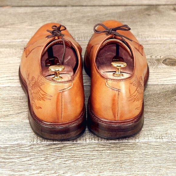 Allen Edmonds THREE KINGS 10.5 D Walnut * add $15 new Cedar Trees main image 14